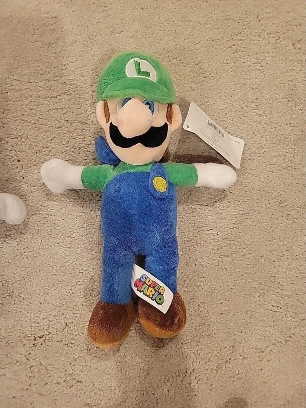 Nintendo Mario Plush Doll in Red, Blue, Brown